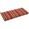 40-inch by 19-inch Outdoor Spun Polyester Loveseat Cushion - Monserrat Sangria